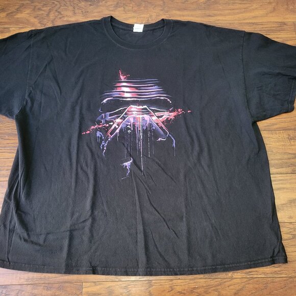 Nerd Block STAR WARS Kylo Ren Pink Purple Paint Drip Black T-Shirt sz XXXL 3X - Picture 1 of 5